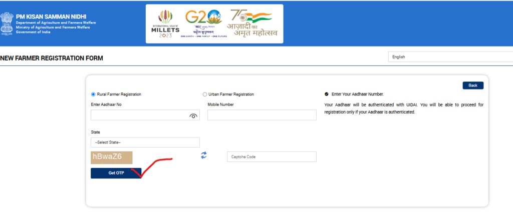 PM Kisan Registration