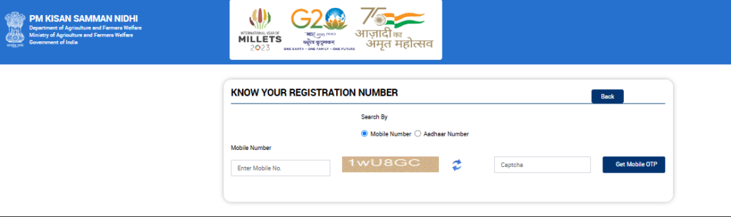 PM Kisan Registration Number