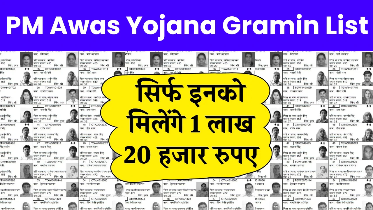 PM Awas Yojana Gramin List 2025